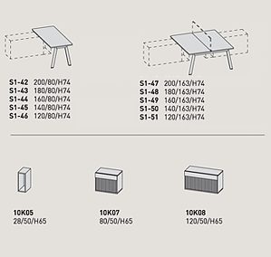 system stołów konferencyjnych simplic